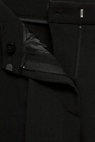 Pantalon droit pinces - Noir