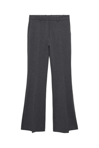 Pantalon flare poches - Gris