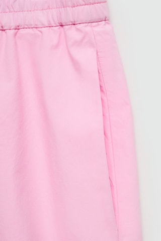 Pantalon coton parachute - Rose pastel