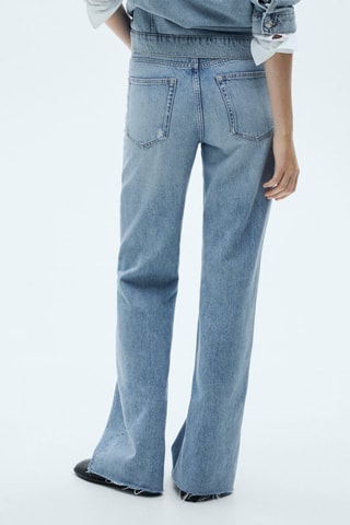 Jean Danila wideleg taille haute - Bleu