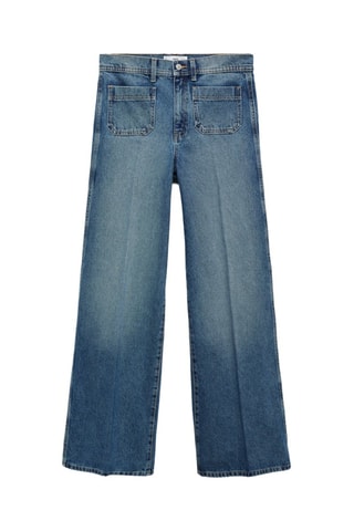 Jean wideleg poches - Bleu
