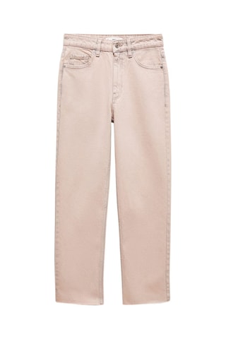 Jean droit crop Blanca - Rose clair
