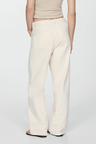 Jean wideleg boutons multipositions - Ecru