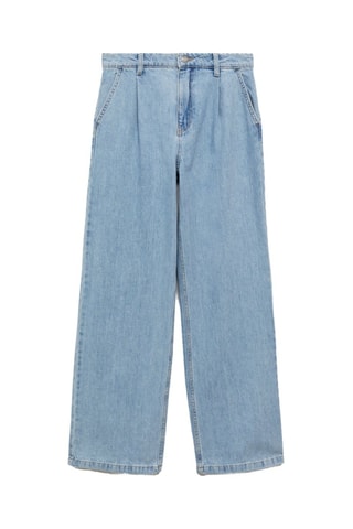 Jean Wideleg pinces - Bleu