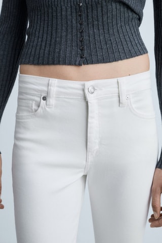 Jeans skinny crop - Blanc
