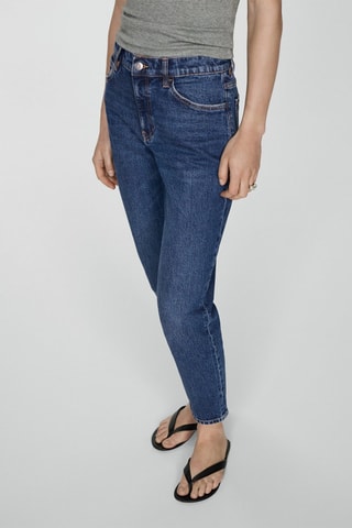 Jean Newmom confort taille haute - Bleu marine