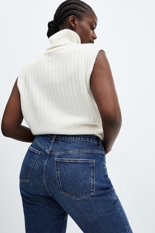 Jean Newmom confort taille haute - Bleu marine