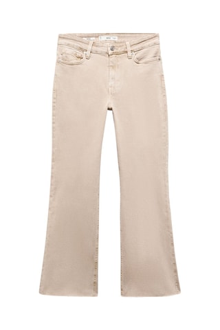 Jean flare crop Sienna - Sable