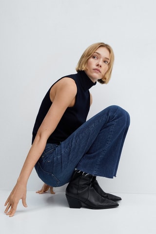 Jean flare Fiona - Bleu marine