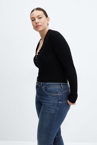 Jean skinny Pushup - Bleu marine