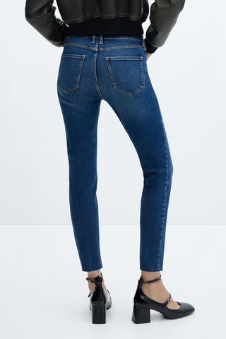 Jean skinny crop Isa - Bleu marine