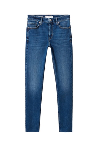 Jean skinny crop Isa - Bleu marine