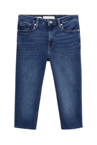 Jean slim capri - Bleu marine