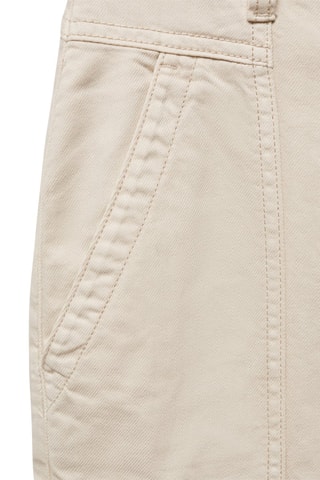 Jean slouchy ceinture - Blanc