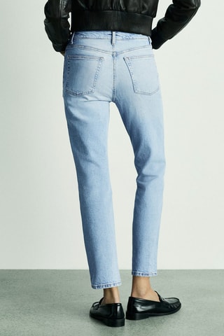 Jean slim crop Claudia - Bleu