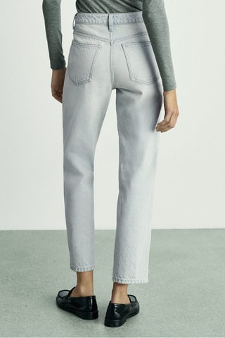 Jean Newmom taille haute - Bleu