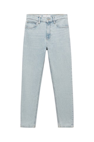 Jean Newmom taille haute - Bleu