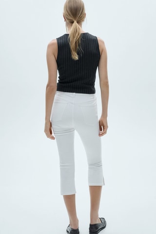 Jean capri - Blanc