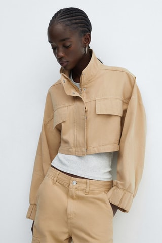 Jean cargo poches - Marron moyen