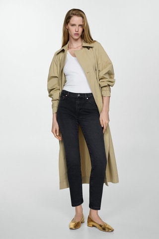 Jean Claudia slim crop - Denim Noir