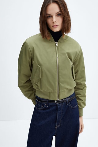 Veste bomber oversize - Kaki