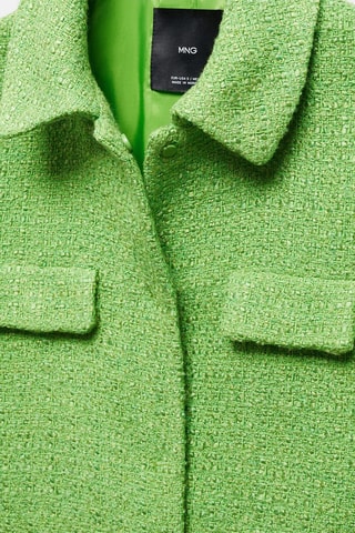Veste crop tweed poches - Vert
