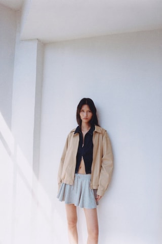 Bomber oversize - Marron