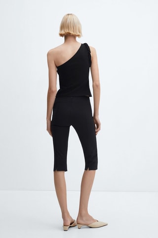 Top asymétrique - Noir