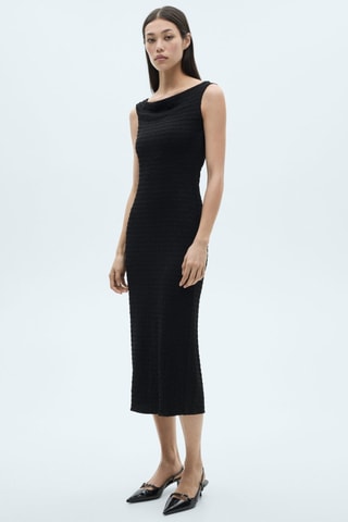 Robe longue épaules dénudées - Noir