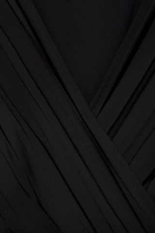 Robe évasée plissée - Noir