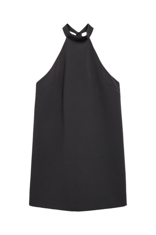 Robe emmanchures américaines dos nu - Noir