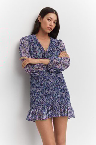 Robe Flor - Bleu