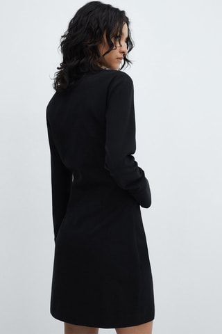 Robe détail noeud - Noir