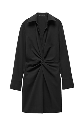 Robe détail noeud - Noir