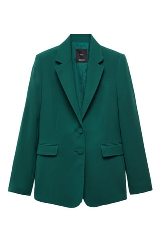 Veste costume droite - Vert foncé