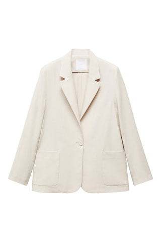 Veste costume poches - Beige