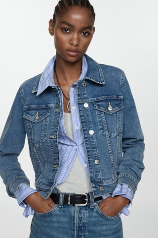 Blouson en jean - Bleu
