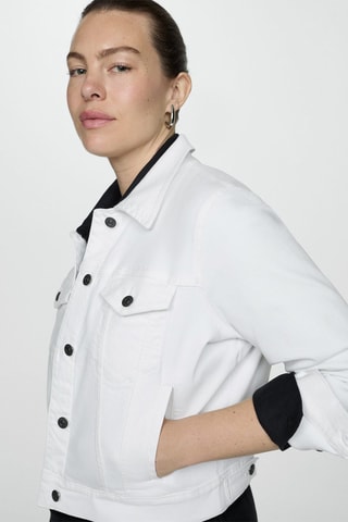 Blouson en jean - Blanc