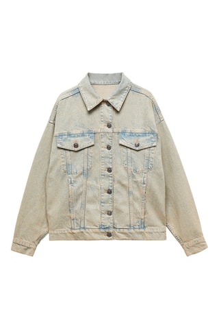 Blouson jean oversize - Bleu moyen vintage