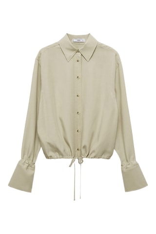 Chemise Lyocell noeud - Vert