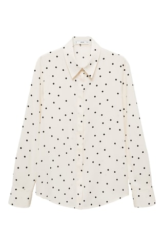 Chemise imprimée fluide - Vert