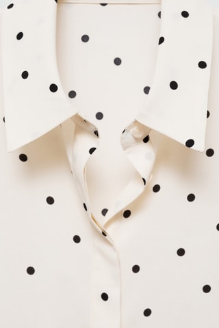 Chemise imprimée fluide - Vert