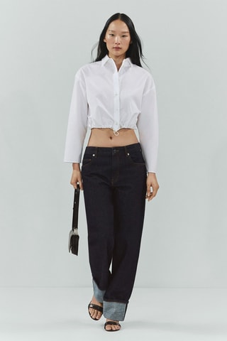 Chemise parachute coton - Blanc