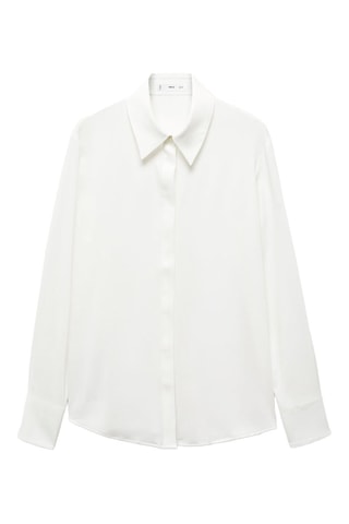 Chemise fluide regular-fit - Blanc cassé