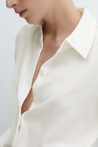 Chemise fluide regular-fit - Blanc cassé