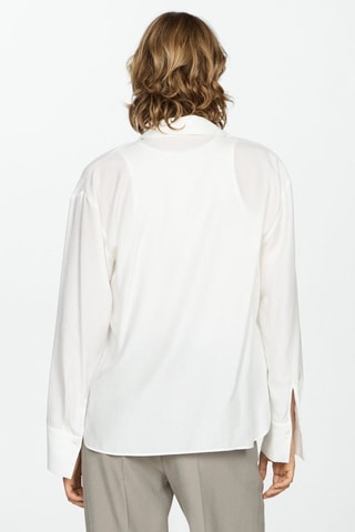 Chemise fluide Lyocell - Blanc cassé