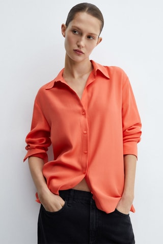 Chemise fluide Lyocell - Corail