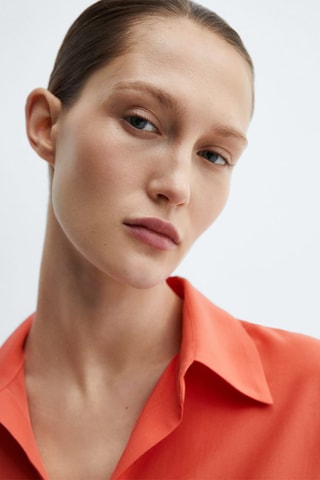 Chemise fluide Lyocell - Corail