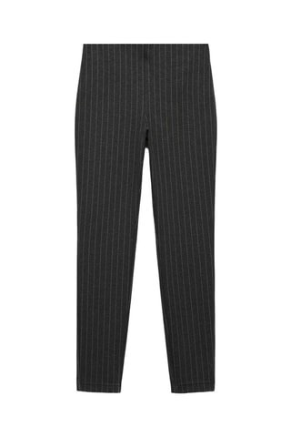 Legging taille haute rayures - Gris