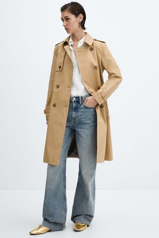 Trench classique ceinture - Beige